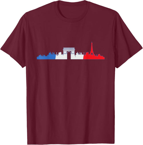 Paris Skyline Travelers France Design