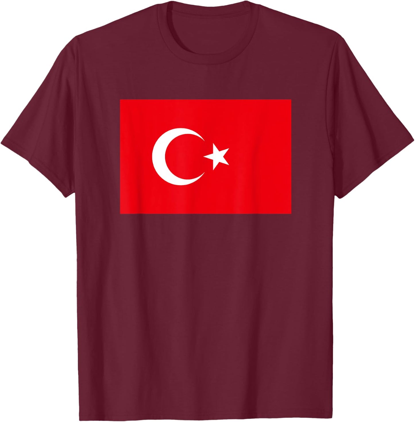 Türkei Flagge Türk Bayragi Design Damen Herren Deko Türkiye T-Shirt - T-Shirt | Maroon