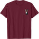 Lustiger Esel-Taschen-Farm-Tierliebhaber T-Shirt - T-Shirt | Maroon