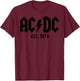 AC/DC - Let it be the rock , Blue T-Shirt - T-Shirt | Maroon