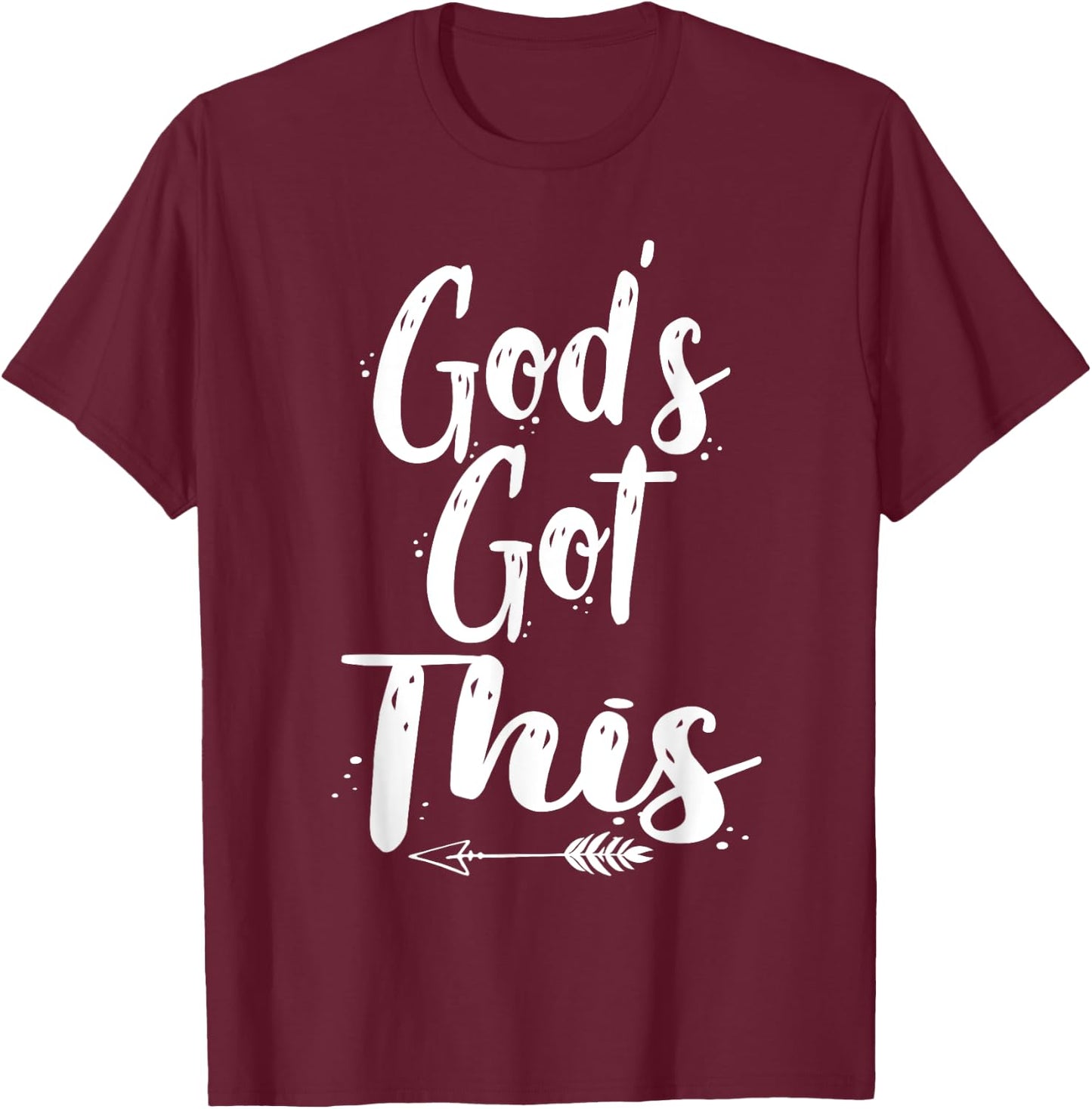 God's Got This Christian Testimony T-Shirt - T-Shirt | Maroon
