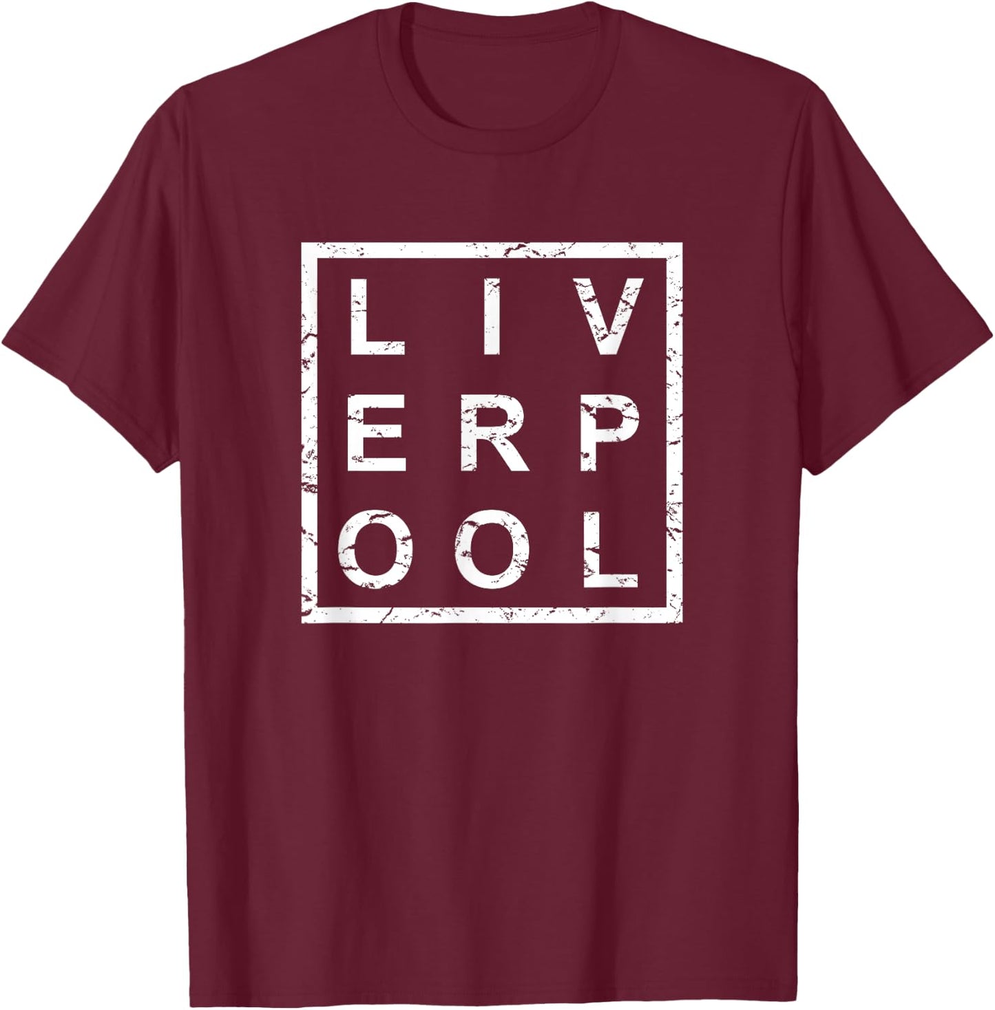 Stylish Liverpool T-Shirt - T-Shirt | Maroon