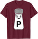 Salt and Pepper Halloween Costume , black T-Shirt - T-Shirt | Maroon