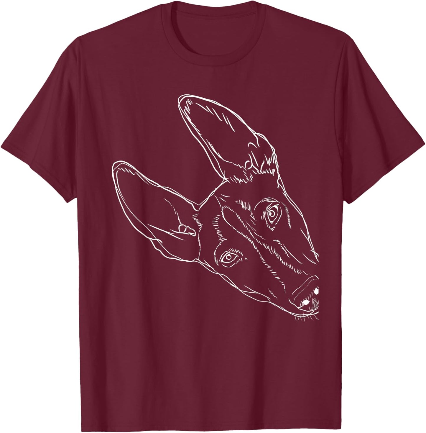 Funny Dog Cirneco dell’Etna Men Women Kids T-Shirt - T-Shirt | Maroon