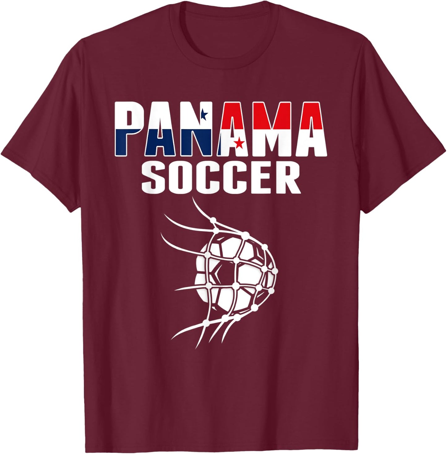 Panama Soccer Fans Jersey - Support Panamanian Football Team T-Shirt - T-Shirt | Maroon