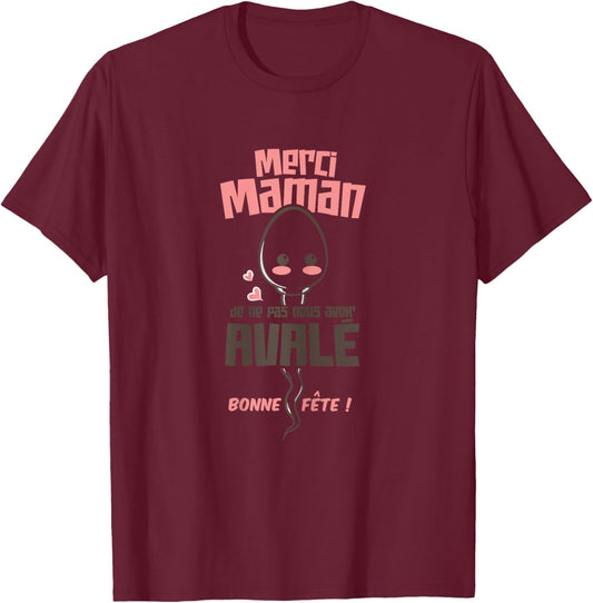 Funny Mother's Day Mom Stepping Girly Birthday , white T-Shirt - T-Shirt | Maroon