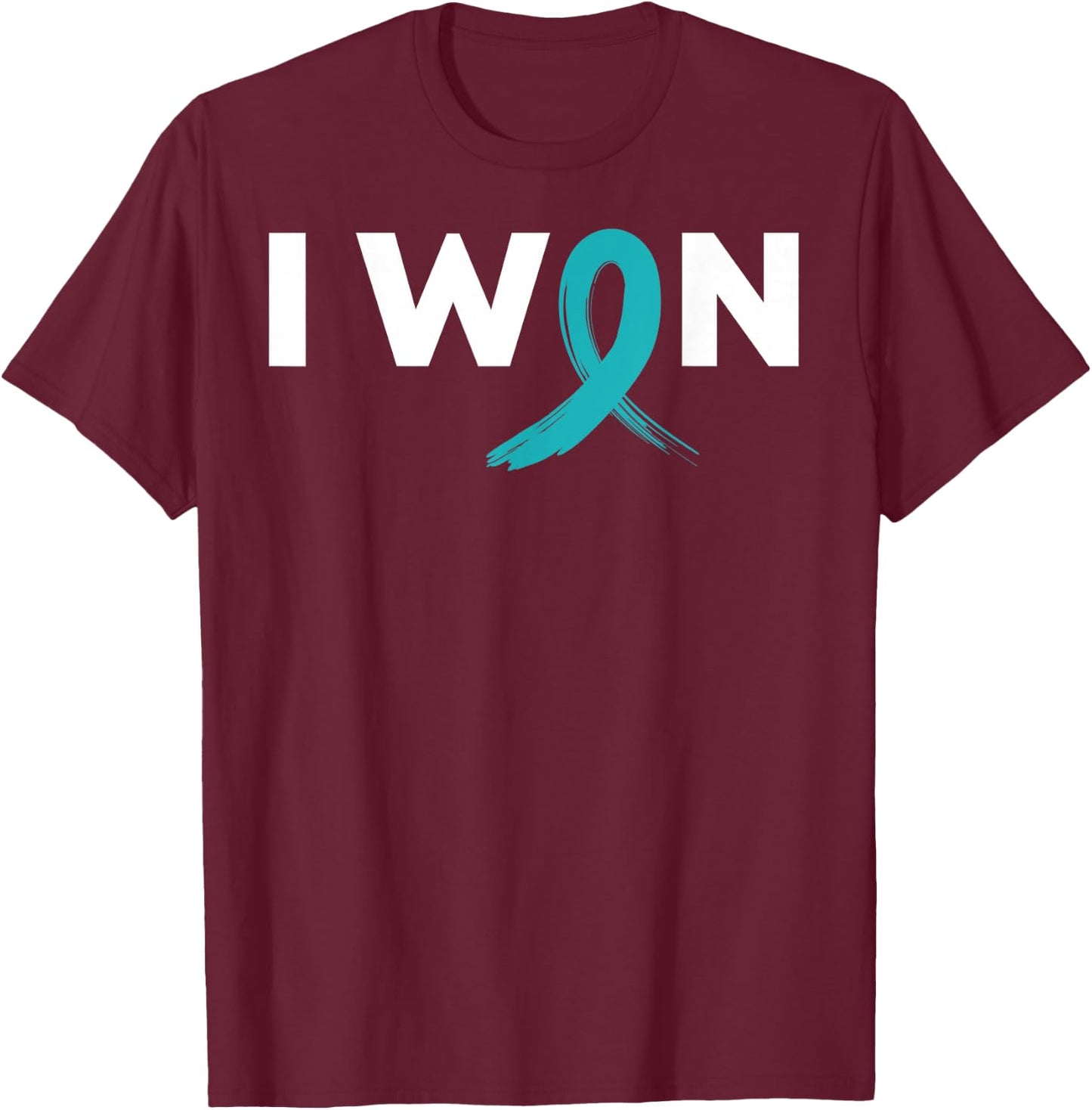Ovarian Cancer Survivor T-Shirt - T-Shirt | Maroon