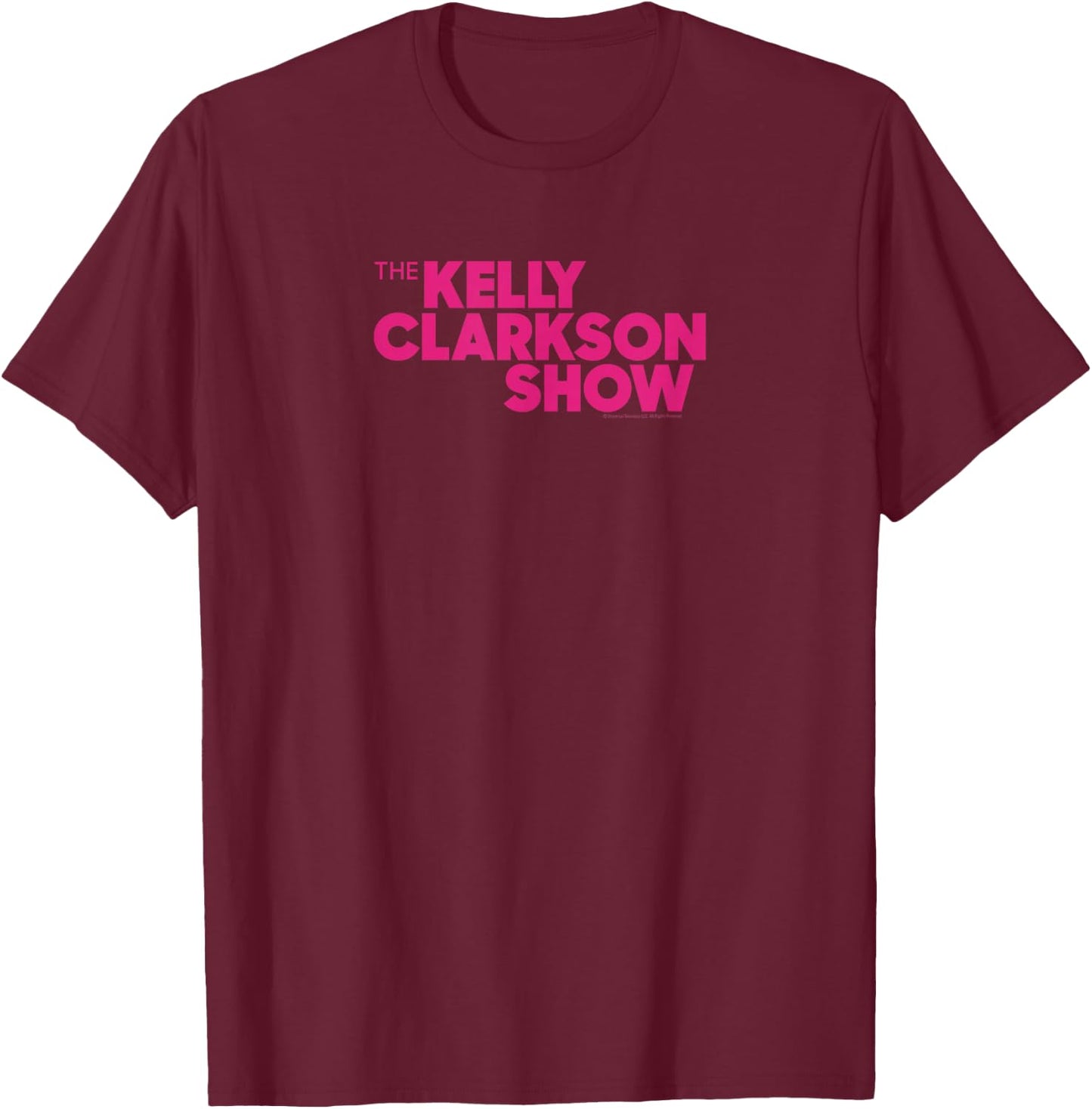 The Kelly Clarkson Show Single Color Logo T-Shirt - T-Shirt | Maroon
