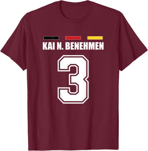 Funny Name Germany Jersey for Mallorca and the Party , black T-Shirt - T-Shirt | Maroon