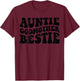Auntie Godmother Bestie T-Shirt - T-Shirt | Maroon