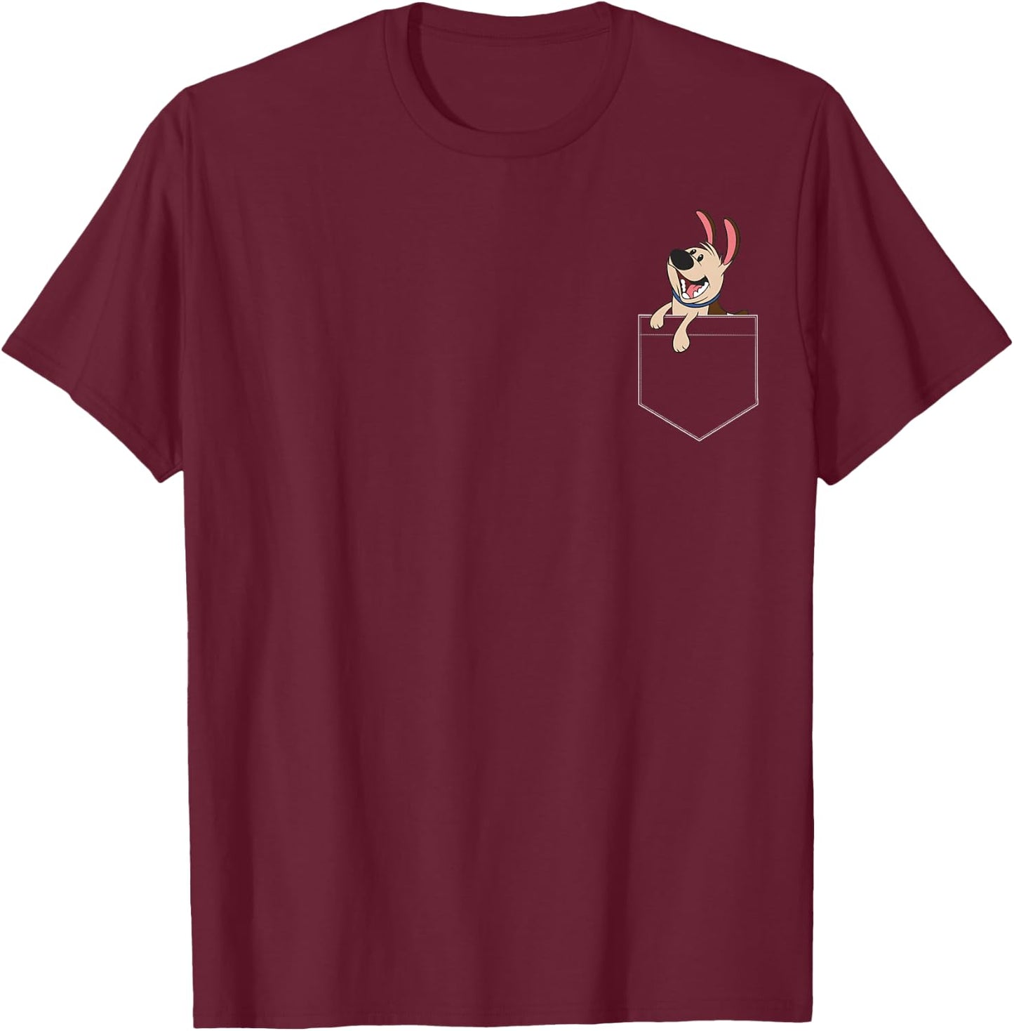 Disney Mulan Little Brother Pocket T-Shirt - T-Shirt | Maroon