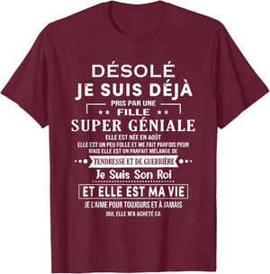 A SUPER GREAT Girl She Was Born In August T-Shirt - T-Shirt | Maroon