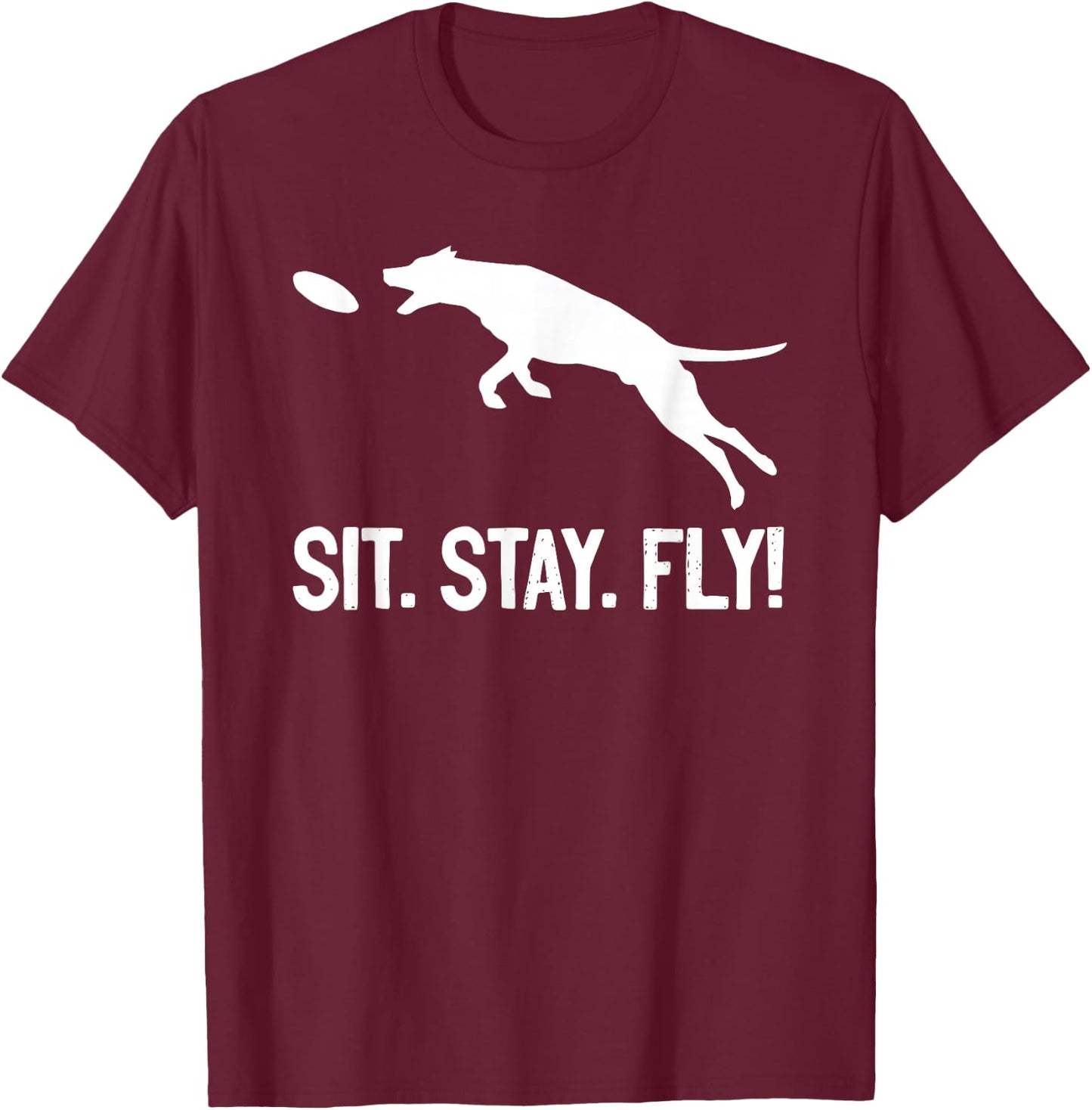 Dock Diving Dog a Dog Lover T-Shirt - T-Shirt | Maroon