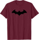 Batman Hush Logo T-Shirt - T-Shirt | Maroon