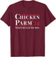 Chicken Parm Election 2024 When we eat we win Parody of Ha T-Shirt - T-Shirt | Maroon