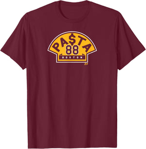 BreakingT David Pastrnak - PA$TA - Boston Hockey T-Shirt - T-Shirt | Maroon
