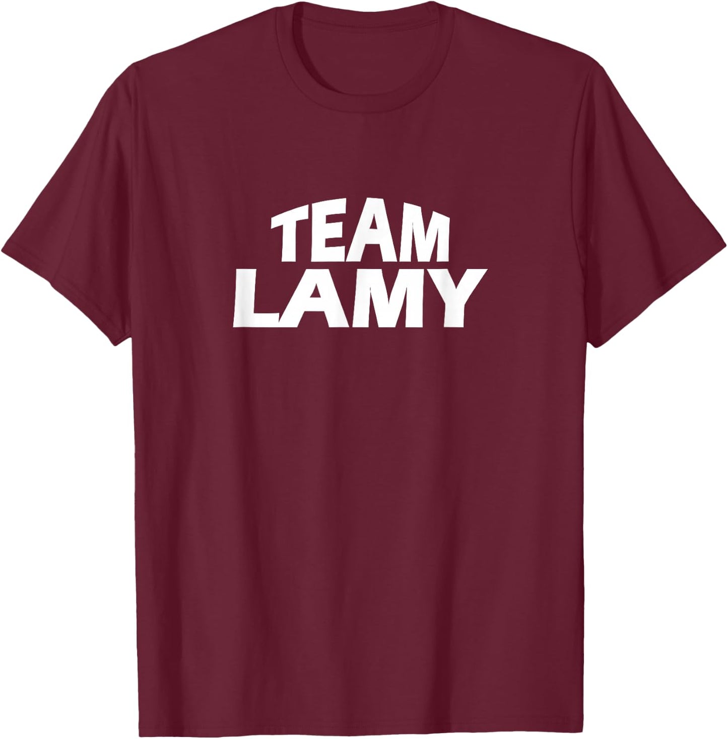 Funny Team Lamy , black T-Shirt - T-Shirt | Maroon