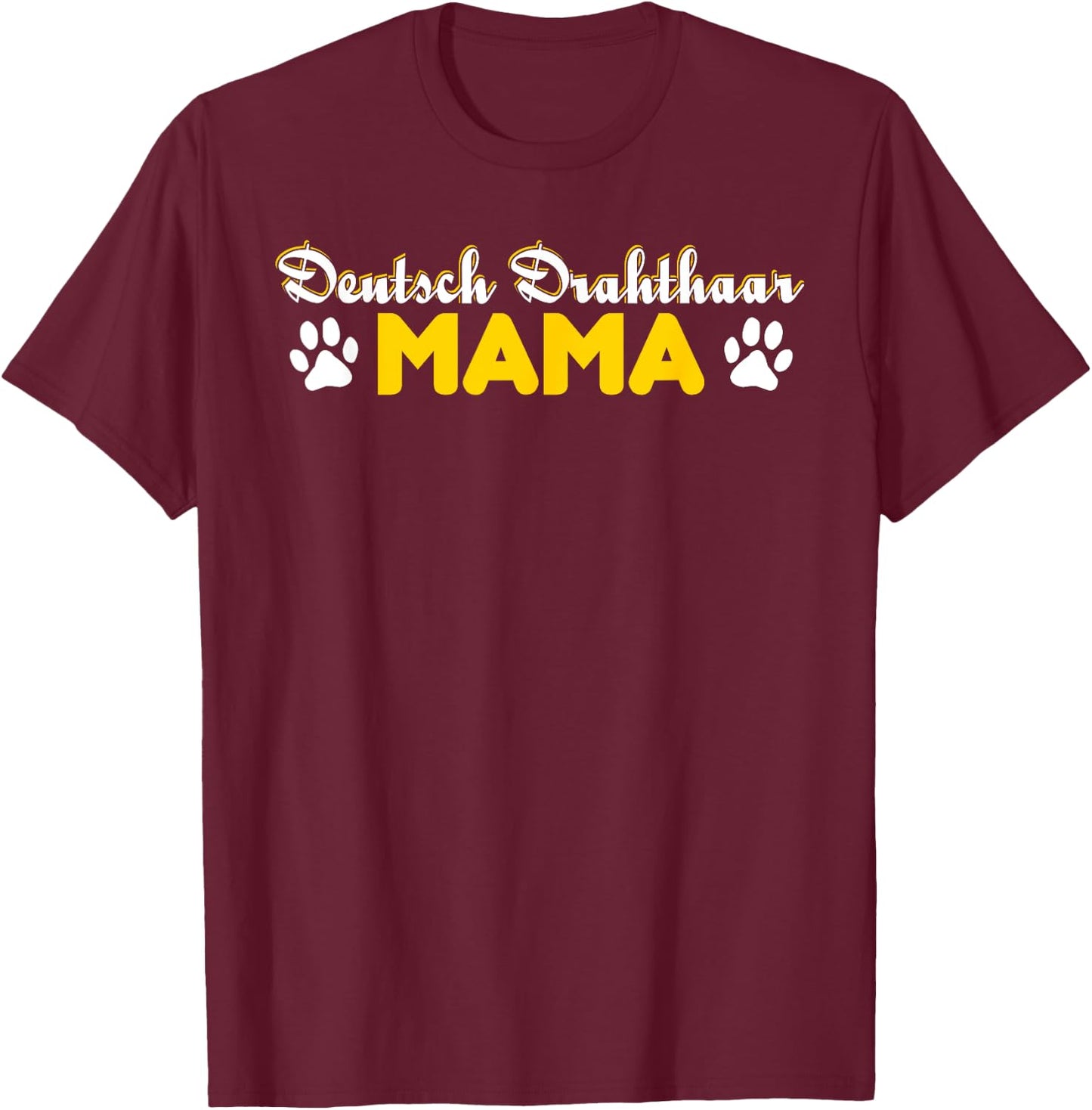 Hunter German Wire Hair Hunting Dog Pointer Dog T-Shirt - T-Shirt | Maroon