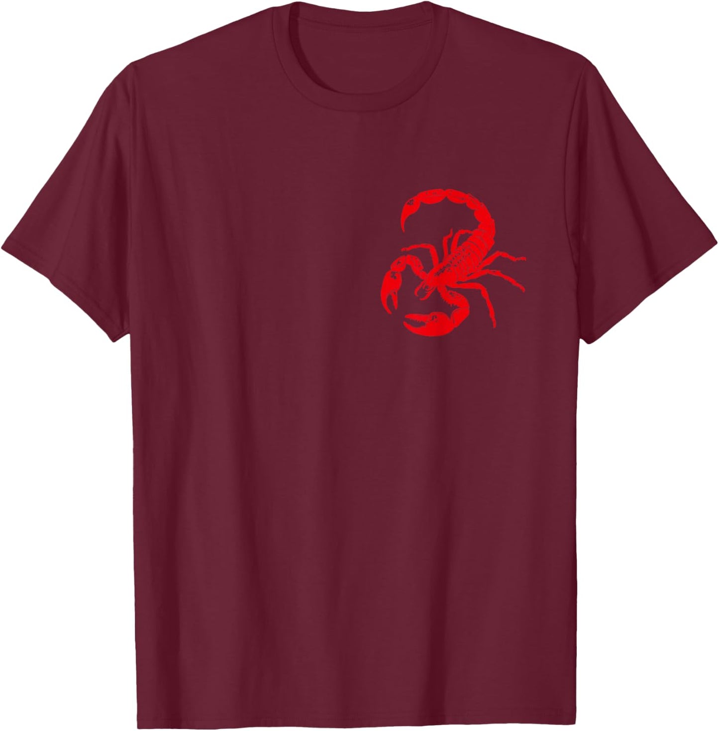 Scorpion Graphic T-Shirt - T-Shirt | Maroon