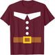 Thanksgiving Pilgrim Costume Toddler Kids Girls Turkey Day T-Shirt - T-Shirt | Maroon