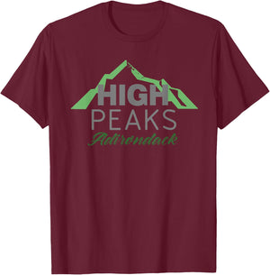 Adirondack high peaks hiking ADK New York T-Shirt - T-Shirt | Maroon