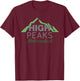 Adirondack high peaks hiking ADK New York T-Shirt - T-Shirt | Maroon