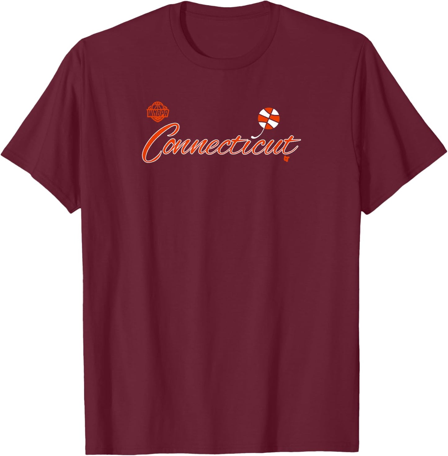 Alyssa Thomas 25 - Number on Back - Connecticut Basketball T-Shirt - T-Shirt | Maroon