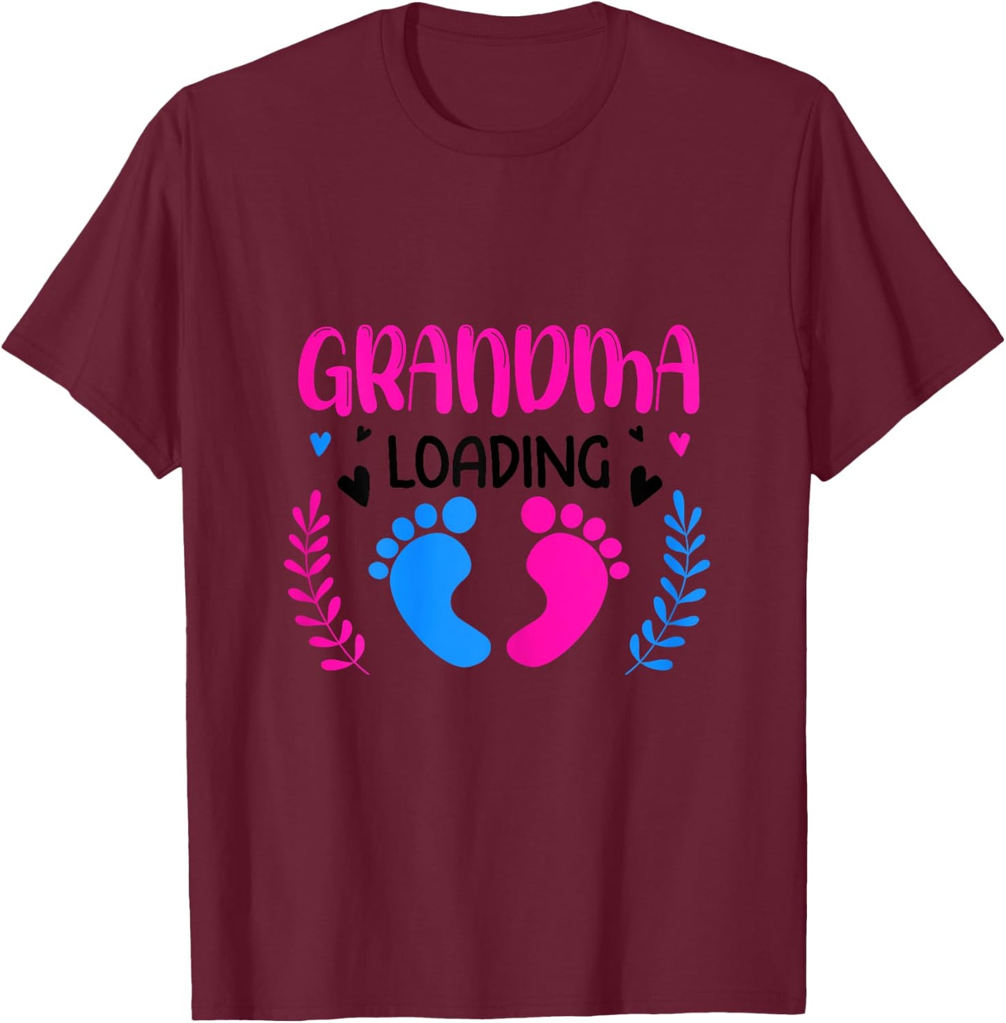 Damen Werdende Oma, Endlich werde ich eine Oma T-Shirt - T-Shirt | Maroon