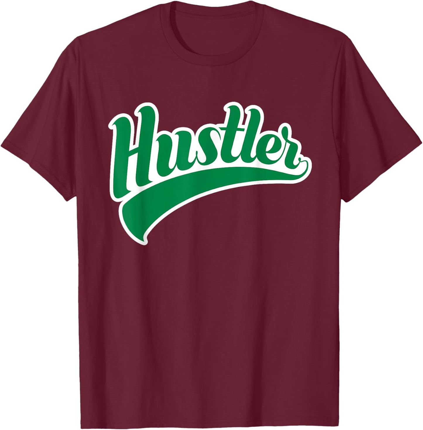 Hustler Money Hustle T-Shirt - T-Shirt | Maroon
