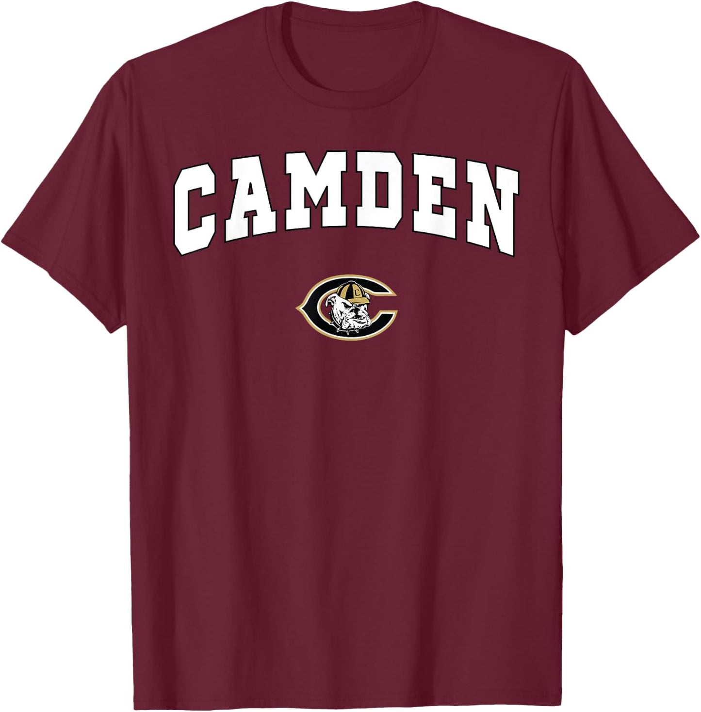 Camden High School Bulldogs T-Shirt - T-Shirt | Maroon