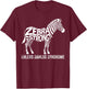 Zebra Strong EDS Awareness Ehlers Danlos Syndrome Warriors T-Shirt - T-Shirt | Maroon