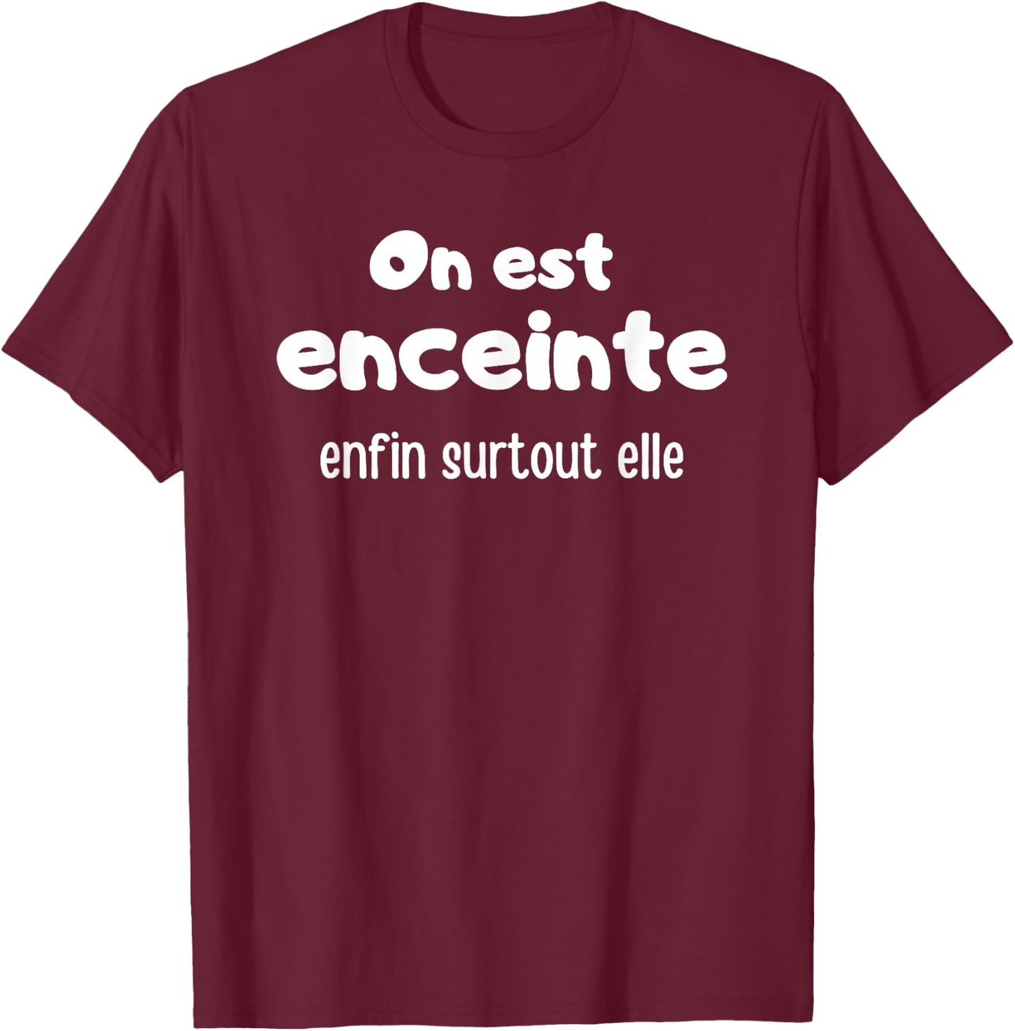 Announcement Pregnancy Original Dad 2025 with A Big Bid T-Shirt - T-Shirt | Maroon