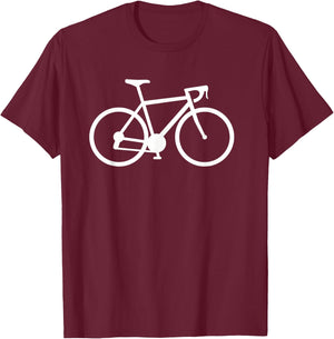 Road Bike T-Shirt - T-Shirt | Maroon