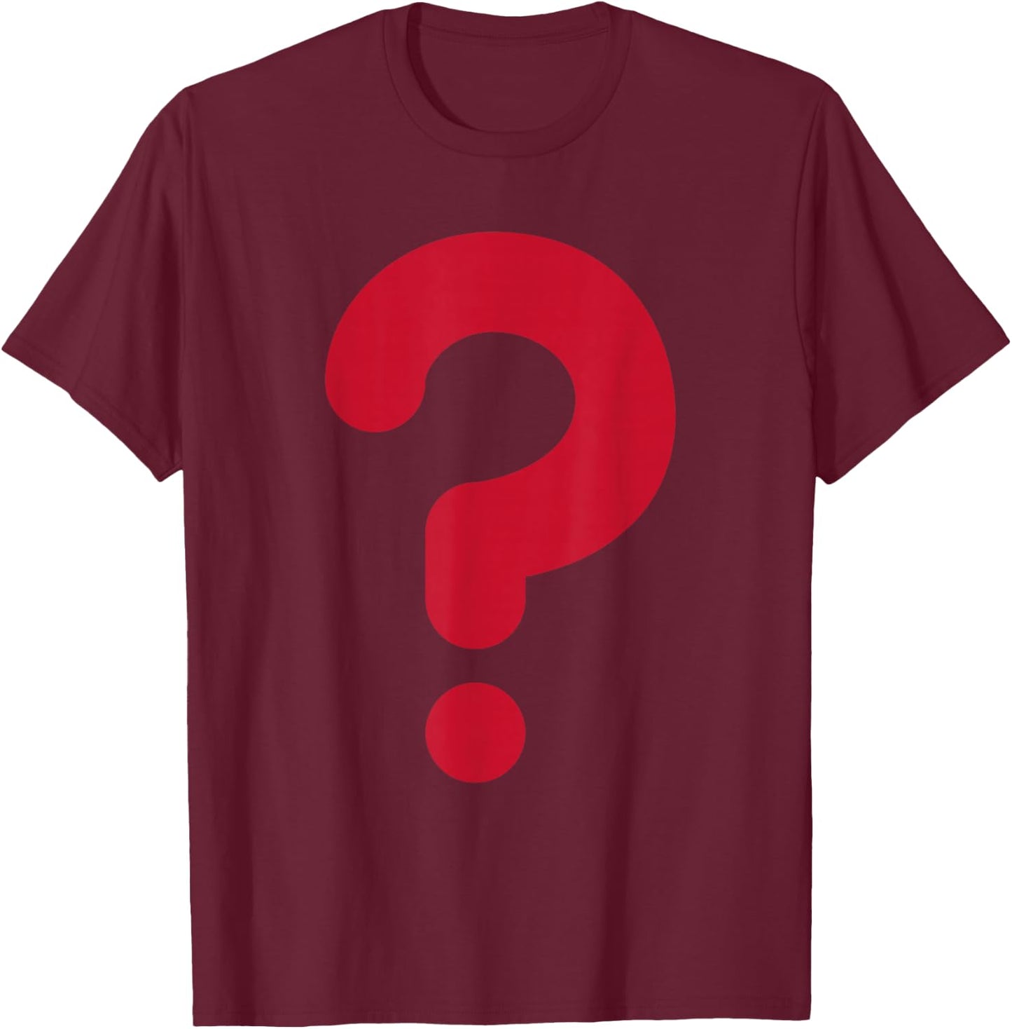 Red Question Mark T-Shirt - T-Shirt | Maroon