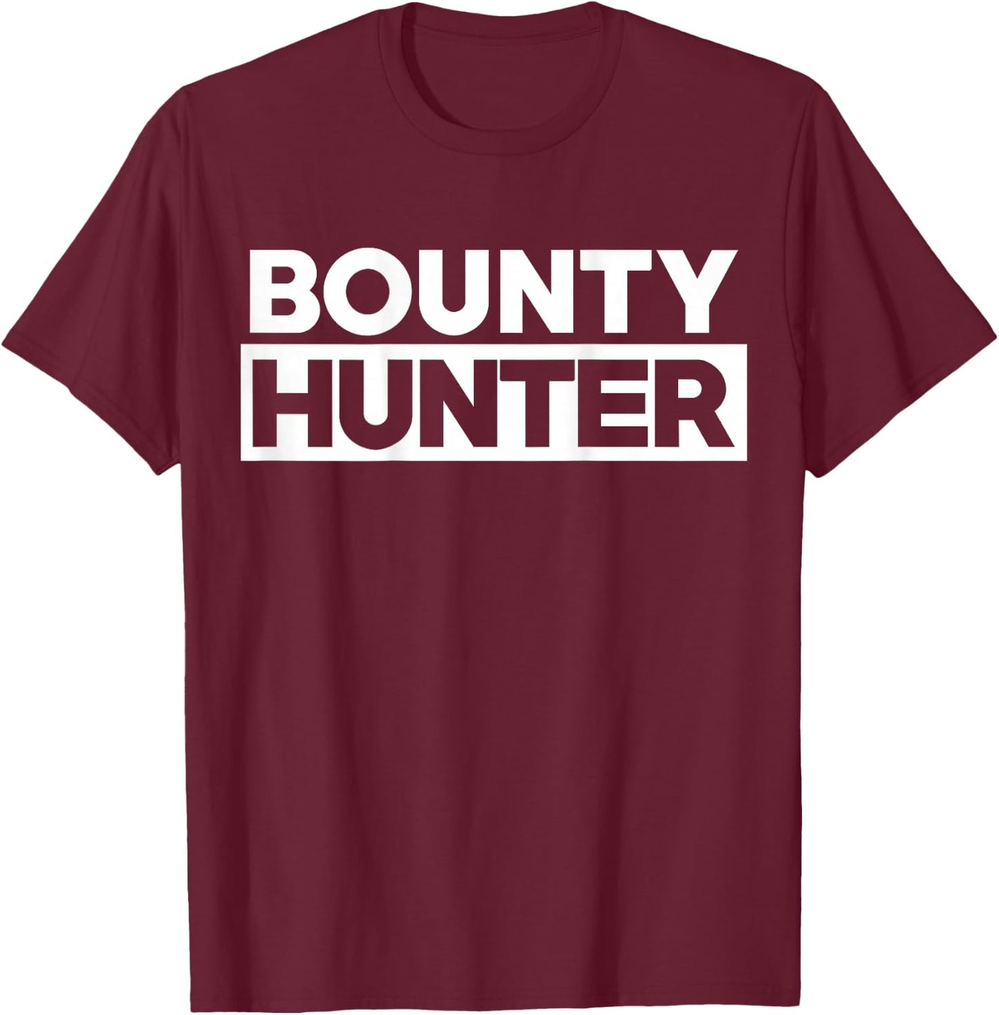 Bounty Hunter for Fugitive Recovery Agents LEO T-Shirt - T-Shirt | Maroon
