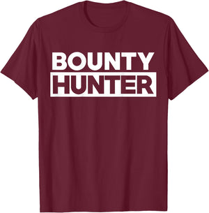 Bounty Hunter for Fugitive Recovery Agents LEO T-Shirt - T-Shirt | Maroon