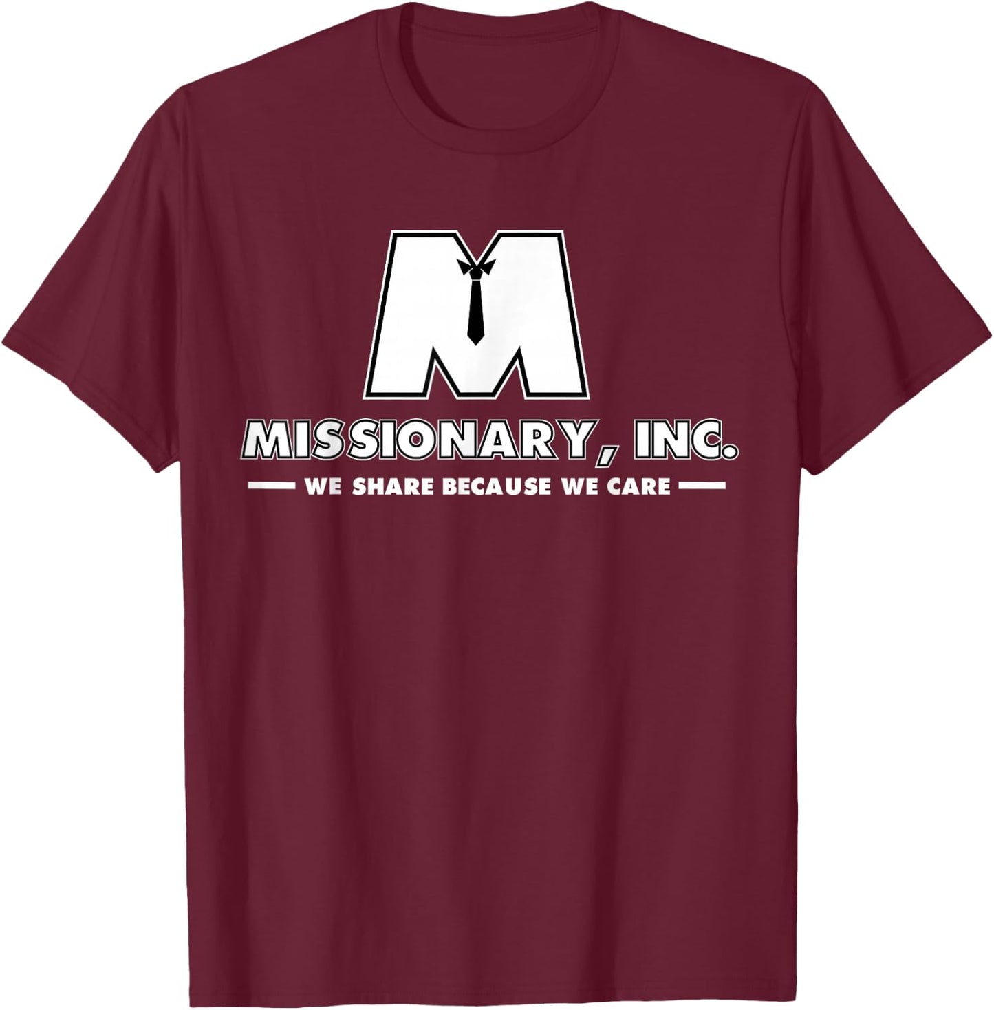 Funny Mormon Missionary Inc T-Shirt - T-Shirt | Maroon