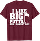 I Like Big Putts And I Cannot Lie Funny Golf T-Shirt - T-Shirt | Maroon