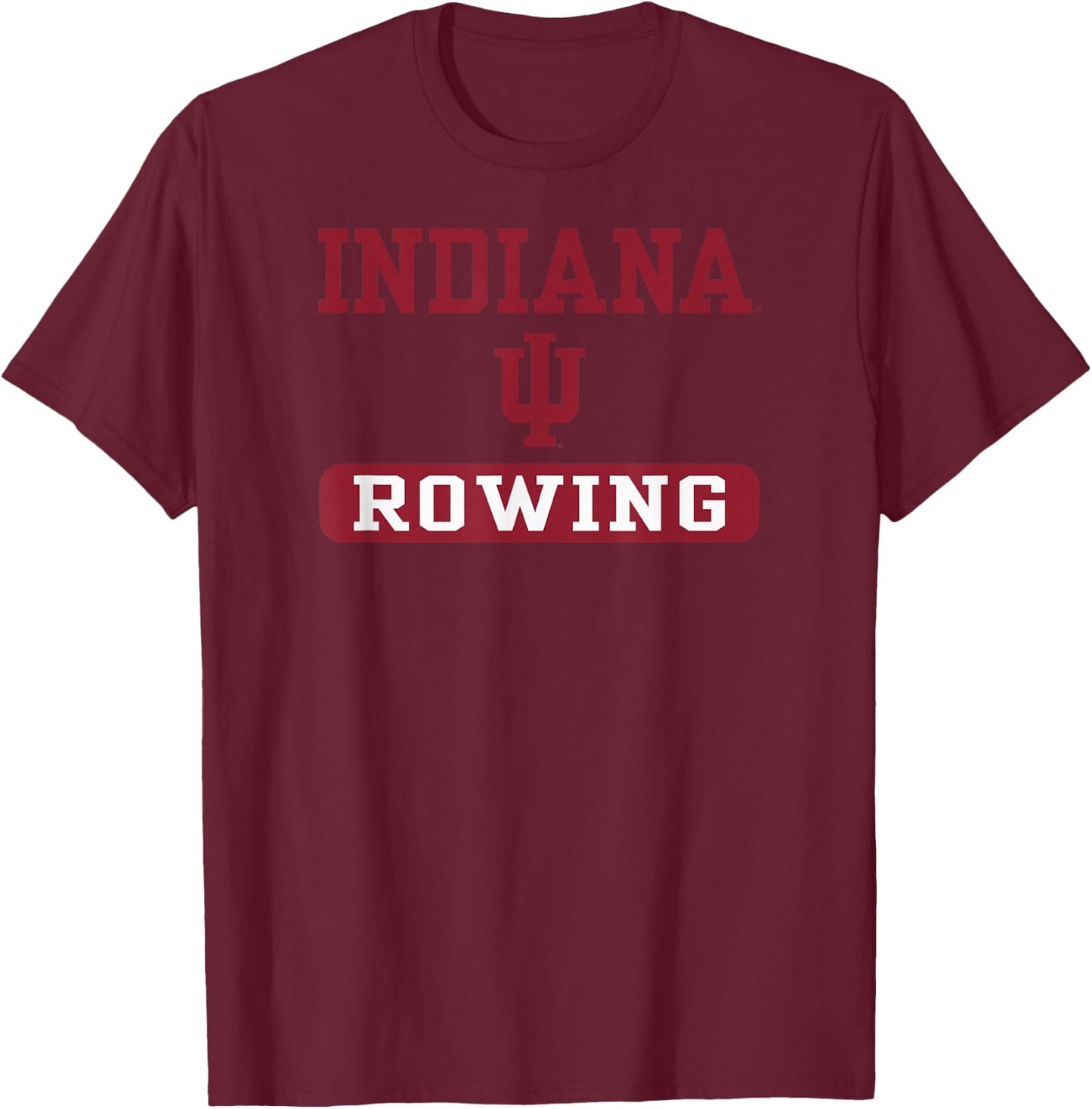 Indiana Hoosiers Rowing Officially Licensed T-Shirt - T-Shirt | Maroon