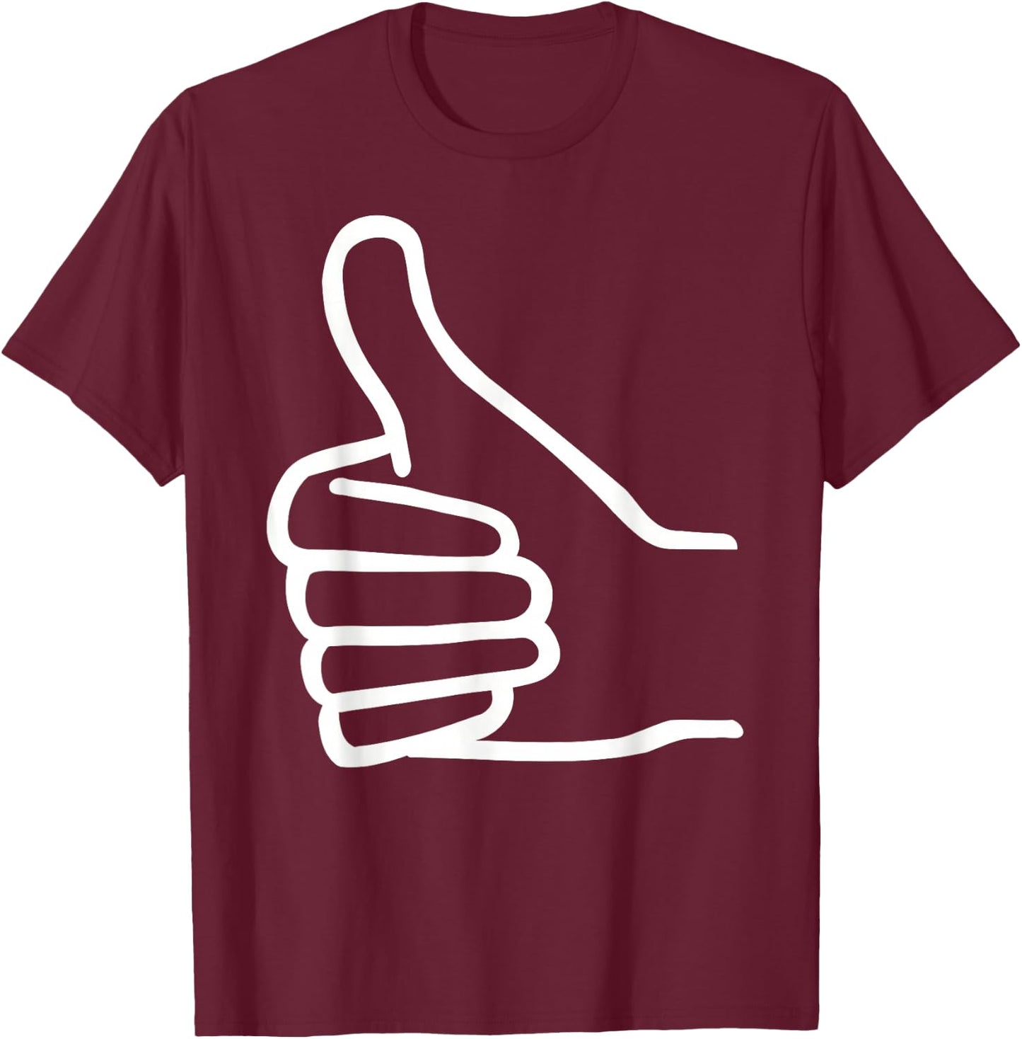 Thumbs up T-Shirt - T-Shirt | Maroon