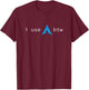 I use Arch, BTW , black T-Shirt - T-Shirt | Maroon