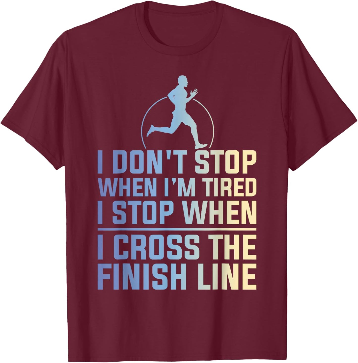 XC Running Cross Country T-Shirt - T-Shirt | Maroon