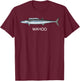 Wahoo Saltwater Game Fish T-Shirt - T-Shirt | Maroon