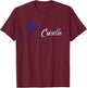 DeColores Cursillo Rainbow Rooster Catholic T-Shirt - T-Shirt | Maroon