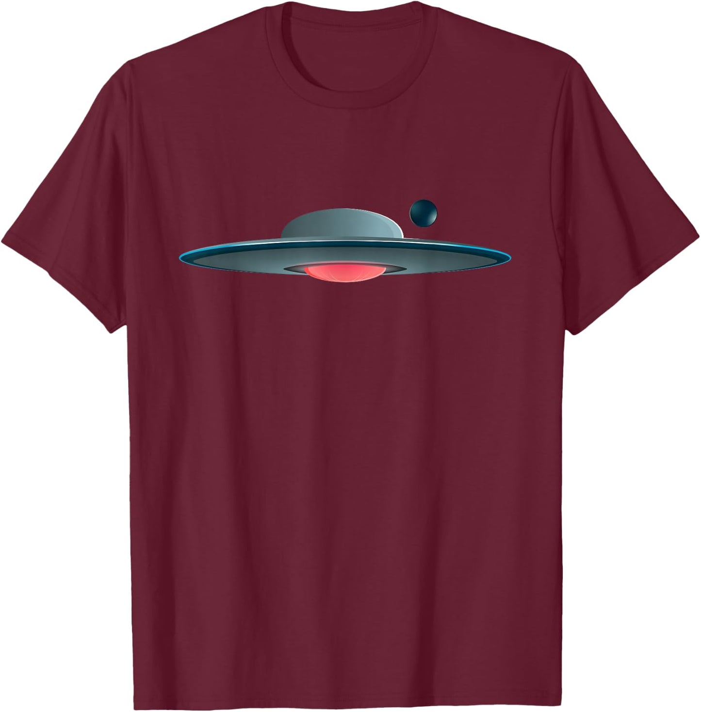 Flying Saucer T-Shirt - T-Shirt | Maroon