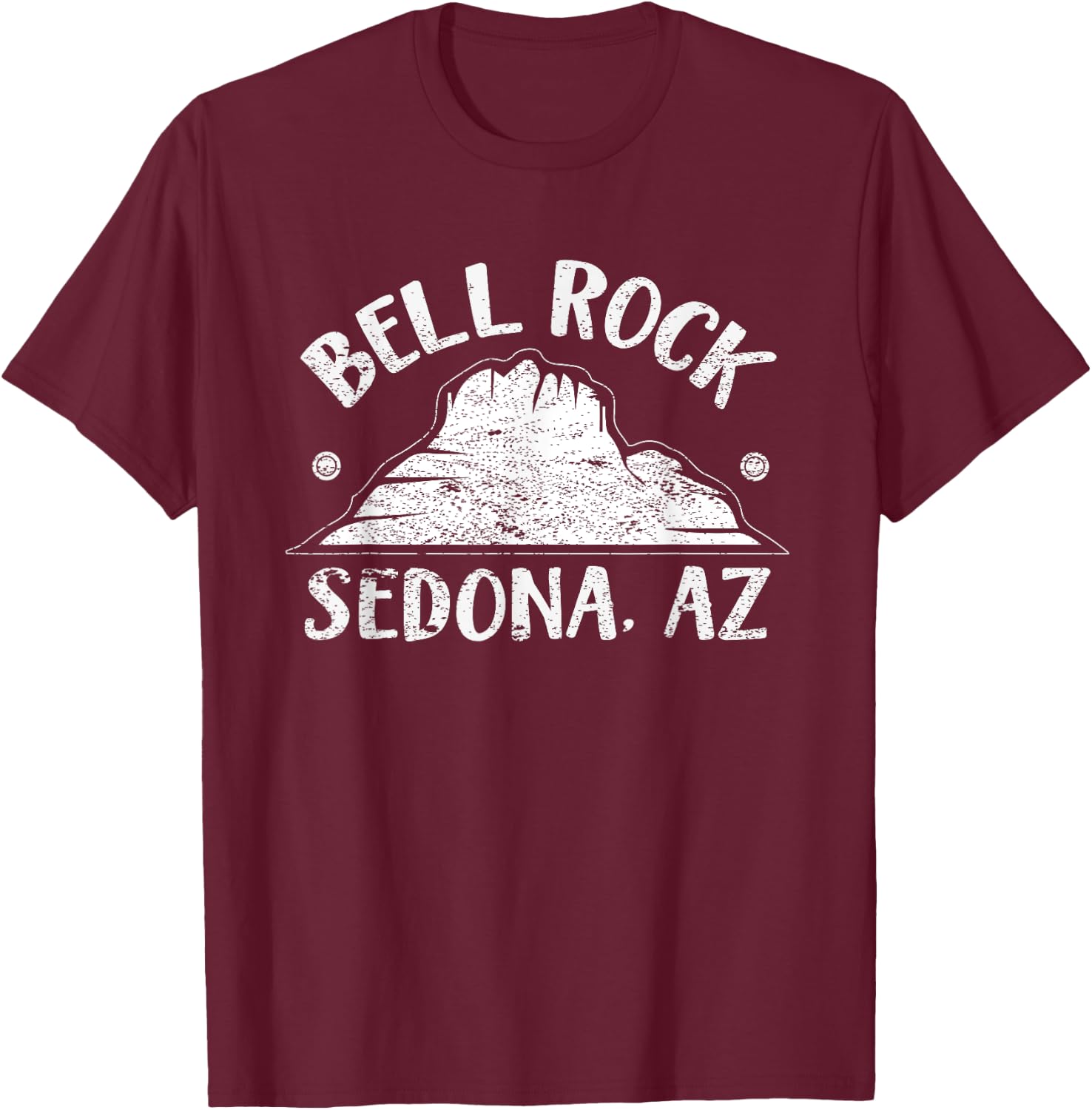 BELL ROCK SEDONA Arizona Vortex Red Rock Country Hiking T-Shirt - T-Shirt | Maroon