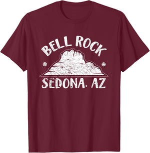 BELL ROCK SEDONA Arizona Vortex Red Rock Country Hiking T-Shirt - T-Shirt | Maroon