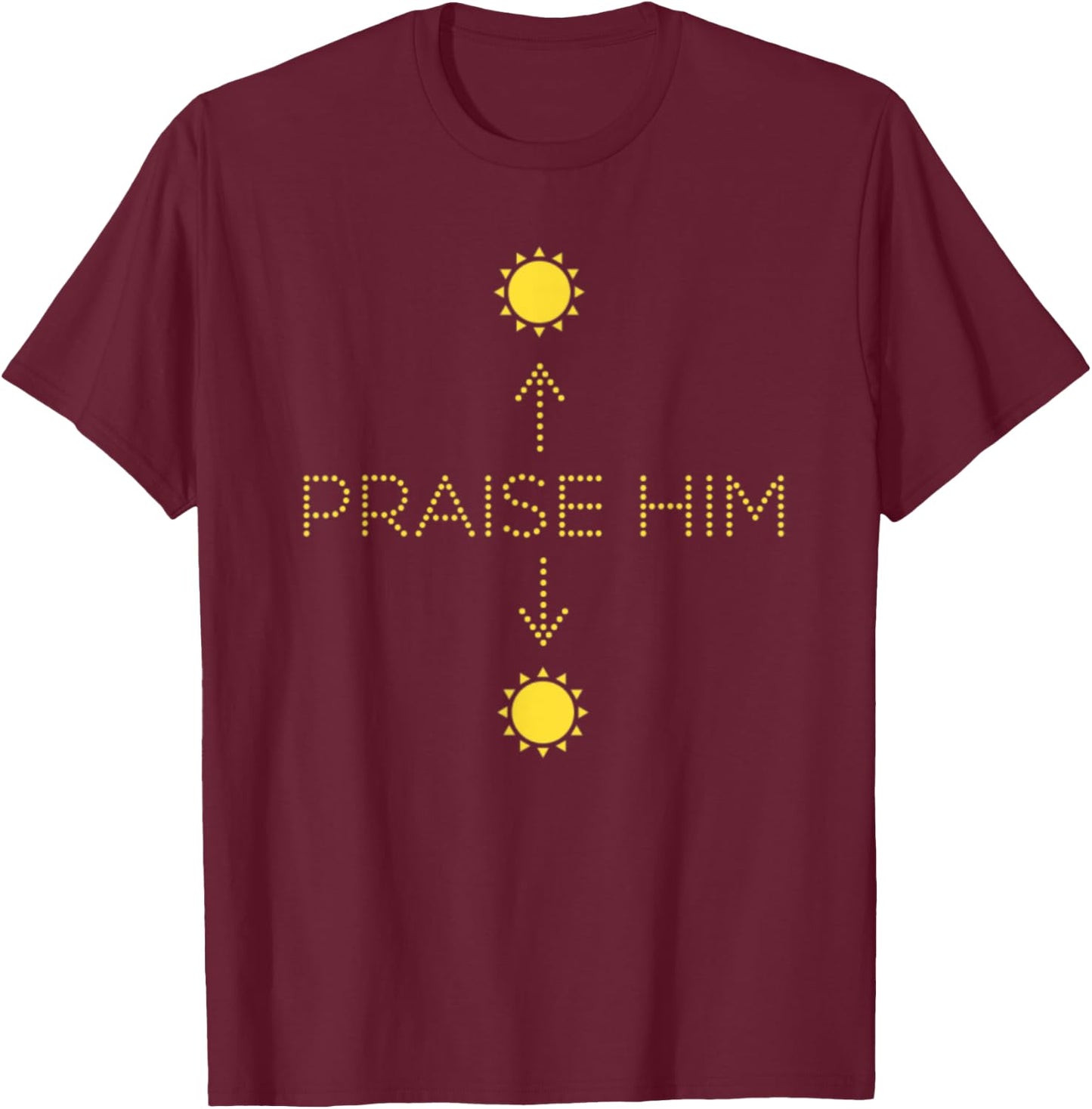 Psalm 113:3 From The Rising Of The Sun Bible Verse Gift T-Shirt - T-Shirt | Maroon