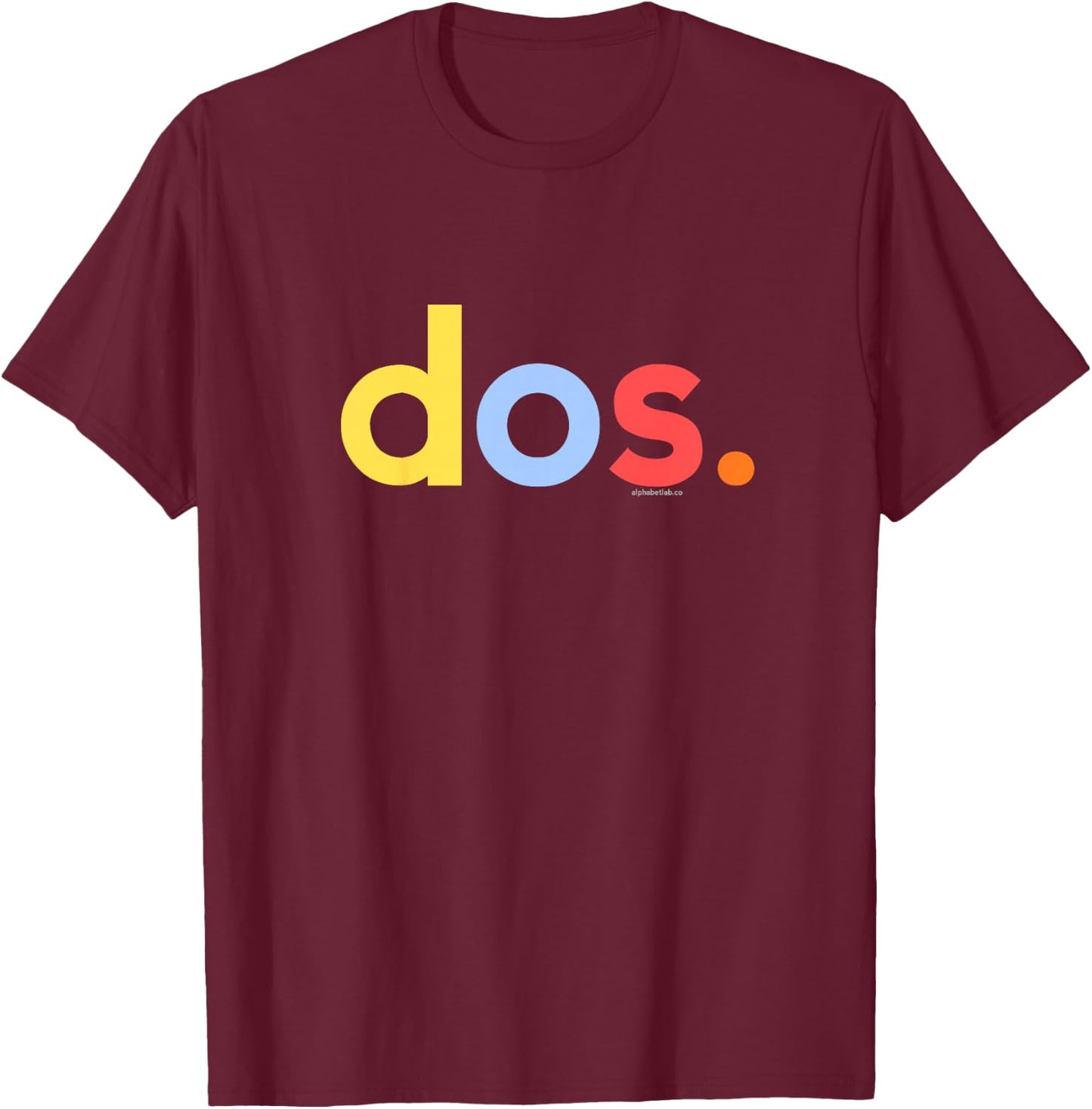 Kids 2nd Birthday Shirt Boy 2 Year Dos Anos | Spanish Two T-Shirt - T-Shirt | Maroon