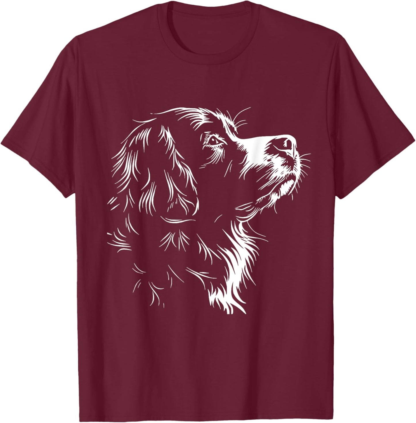 Bernese Mountain Dog Face Graphic Design Women Girls Kids T-Shirt - T-Shirt | Maroon
